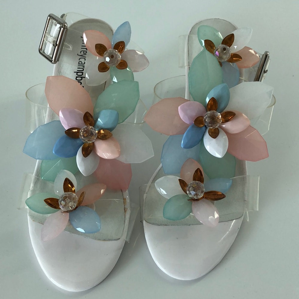 Crystal Flower Jeffrey Campbell sandals